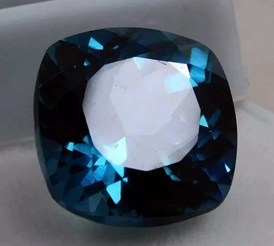 Cojín de zafiro Montana azul natural de 9,8 quilates corte CERTIFICADO piedra preciosa suelta SG W03 Foto 1 de 4