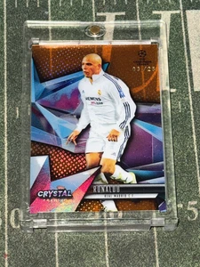 2022-23 Topps Crystal Premium Acetate Ronaldo R9 Orange 03/25 Real Madrid SSP🔥 - Picture 1 of 2