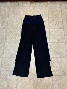 Lululemon Still Pant Women’s Black & Gray Wife Flare Leg Yoga Pants Size 6 (Lot) - Picture 1 of 9