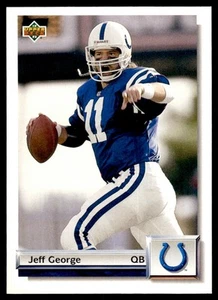 1992 Upper Deck Gold Jeff George Indianapolis Colts #G42 - Picture 1 of 2