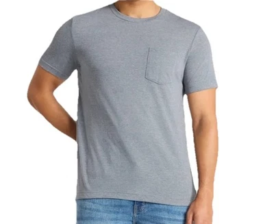 George Mens Lounge Pocket Short Sleeve T-Shirt Casual Loungewear SZM(38-40) Grey - Image 1 of 4