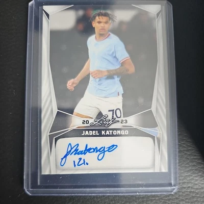 2023 Leaf Soccer Auto JADEL KATONGO #BA-JK1 - Image 1 of 2