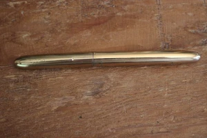 Cuchillo de bolsillo vintage X-ACTO tono dorado barril de metal clip - Imagen 1 de 3