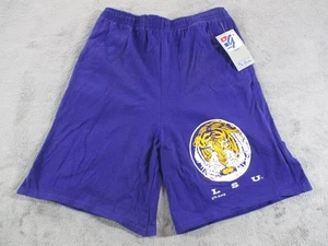 Vintage LSU Tigers Shorts Mens Large NCAA Basketball The Game USA 90s - Picture 1 of 15