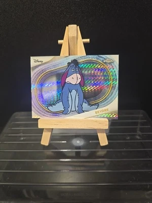 2025 Disney Topps Chrome Eeyore #143 Prism Refractor Hyper - Image 1 of 2