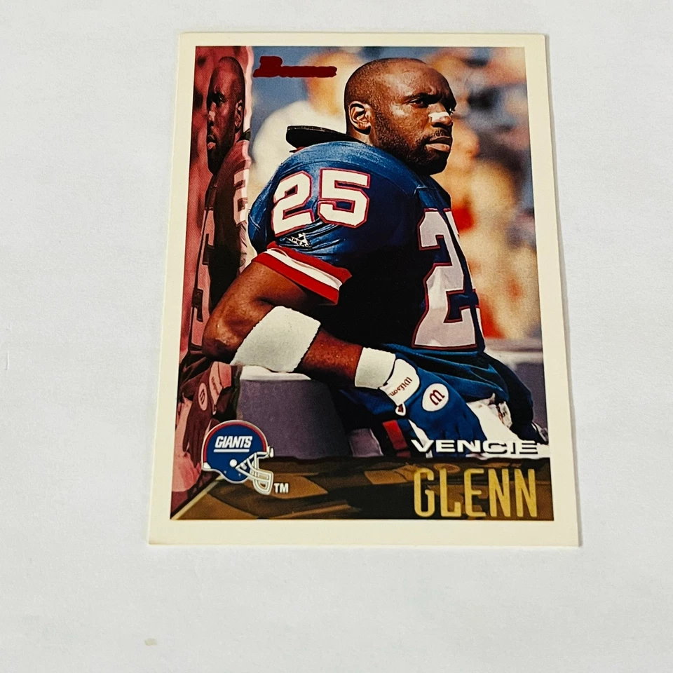 1995 Bowman NFL #296 Vencie Glenn - Image 1 of 2