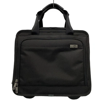 Auténtica maleta VICTORINOX - de cuero de nailon negra Foto 1 de 4