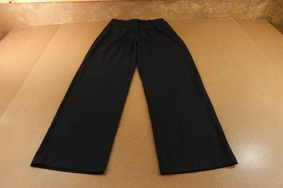 Pantalones de vestir Dynamite para mujer 6 negros azabache clásicos lila plisados pierna recta nuevos con etiquetas Foto 1 de 4