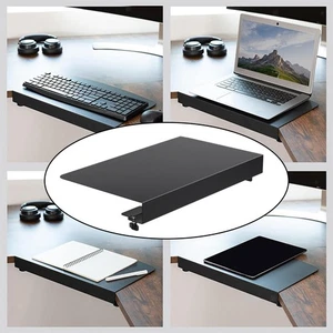 17inch Clamp on Corner Desk Connector Sleeve Plate, L Desk  Extend Attachment - Picture 1 of 7