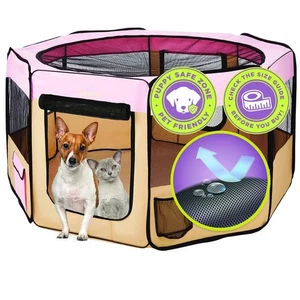 Puppy Playpen Small 36"x36"x24" Portable Pop Up Playpen for Dog and Cat, Fold... - Picture 1 of 9