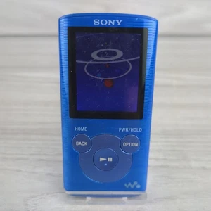 Sony Walkman NWZ-E384 8GB MP3 Player Blue FM Radio Tested - Picture 1 of 4