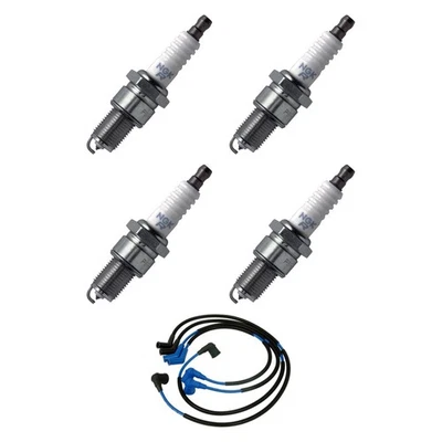 For Mazda RX-7 1986-1991 NGK BNDL-0843-10000506 Spark Plug Wire & Spark Plug Kit - Imagem 1 de 4