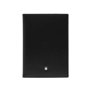 Montblanc Meisterpiece Cuero Portapasaportes Cubierta Billetera Estuche Cartera Cartera para Hombre - Imagen 1 de 10