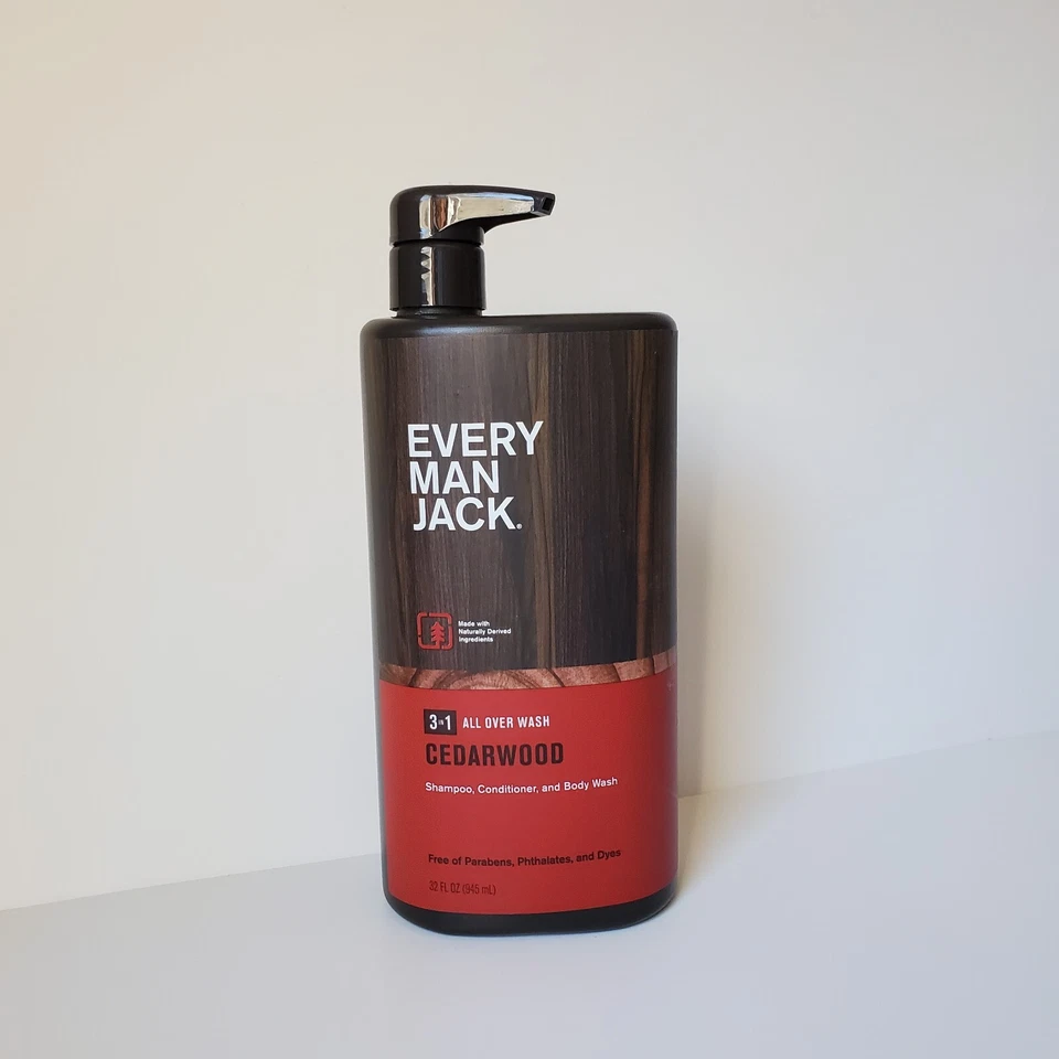 Every Man Jack 3-in-1 All Over Wash Cedarwood - 32 Oz / 945 Ml