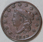 1819 LARGE CENT N 9 VARIETY F 1819 LARGE CENT N 9 VARIETY F