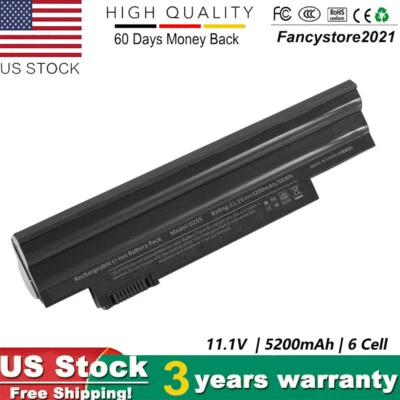 AL10A31 Battery for ACER Aspire one 522 722 D255 D255E D257 D260 D270 AL10B31  - Image 1 of 4