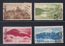 Japan 1949 Sc # 460-63 Park Used (49196)