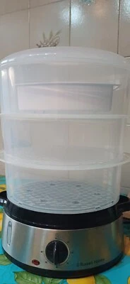 Russell Hobbs Cook@Home 9L 800W Vaporiera - Argento - Immagine 1 di 2