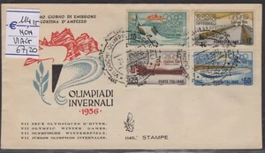 1956 First Day Cover Venetia Olympics Cortina - Picture 1 of 1