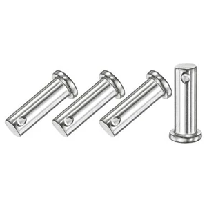 4-Pack Single Hole Clevis Pins M10 x 30mm 304 Stainless Steel Flat Head Clevi... - Picture 1 of 6