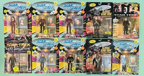 10 Star Trek Next Generation Deep Space Nine Figures Lot Playmates 1992 1993 Cover
