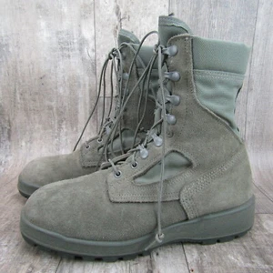 McRae Footwear Combat Boots Womens 10 Wide 13-D-1075 Gore-Tex Vibram Sage Green - Picture 1 of 11
