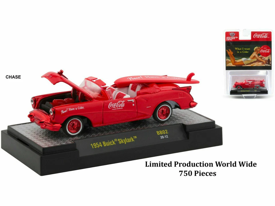 M2 Machines Coke Release Bb02 VW Kool Kombi Chase Skylark and Shelby Gt500kr