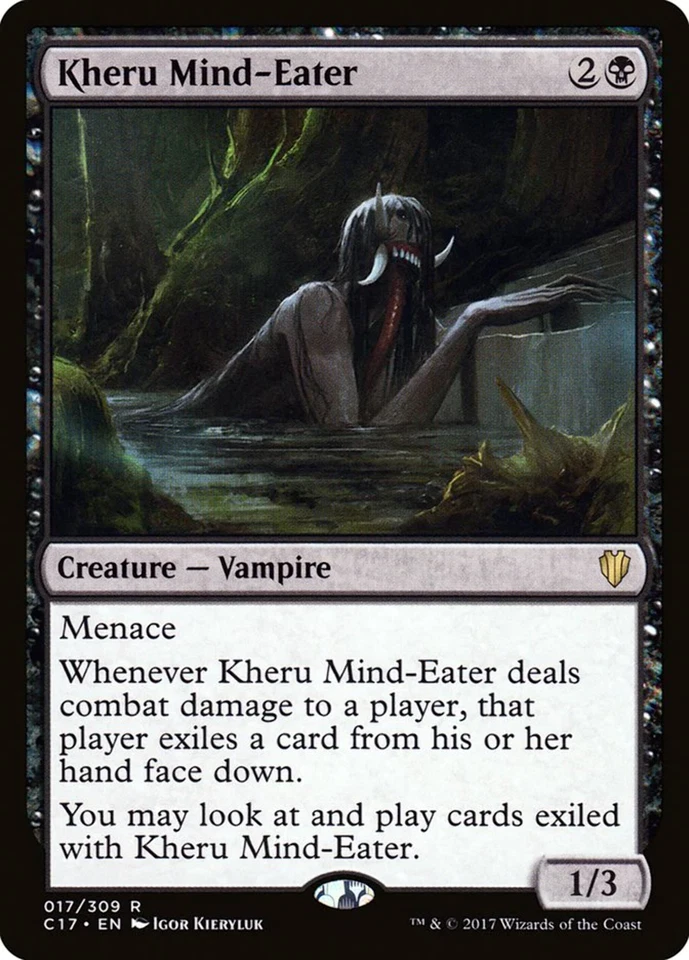 Kheru Mind-Eater SP Commander MTG Magic the Gathering Black English Card - Image 1 of 1