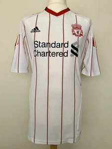 Liverpool 2010-2011 away #16 match worn Adidas Premier League England shirt - Picture 1 of 7