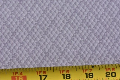 18" Long, Vintage, Lavender Lattice Print Quilt Cotton, Concord, Kessler, P8868 - Image 1 of 4