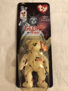 TY Beanie Baby Glory The Bear McDonald's selten mit 2 Tag Fehler 1993 Oakbrook - Bild 1 von 9