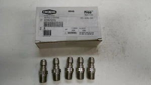 Qty 5 Dixon E-Series STMP2SS Stainless Steel Hydrualic Coupling 1/4" NPT Male - Bild 1 von 3