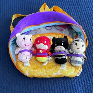 Ten Hallmark ITTY BITTYS w/Carrying CASE Barbie Avengers Star Wars Wizard of Oz - Picture 1 of 15