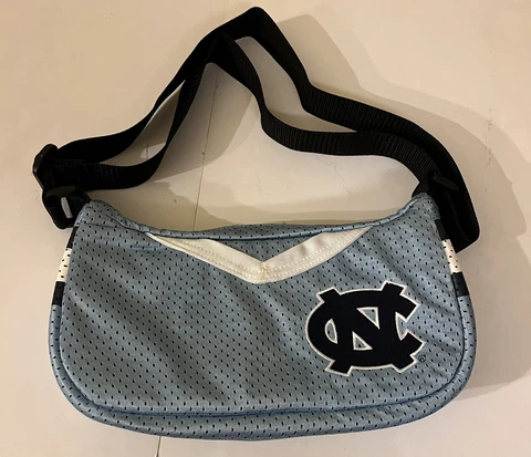 North Carolina Tar Heels NCAA  Blue Jersey Style NC Logo Purse Handbag Cover