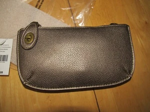 New Womens Mia & Tess Clutch With Strap One Size Antique Brass Color - Picture 1 of 5