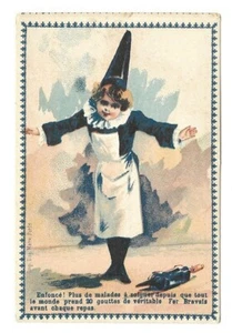 Plus de malades à soigner - Médecin Docteur - Chromo Le Fer Bravais - Trade card - Picture 1 of 2
