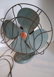 Sterling Electric Fan Metal Blade Works Great Vintage/Antique 1 Speed Powerful! - Picture 1 of 10