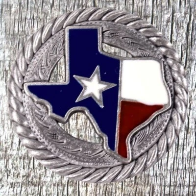 Texas Colors State Of Texas With Star Concho CON922-D - Image 1 of 3