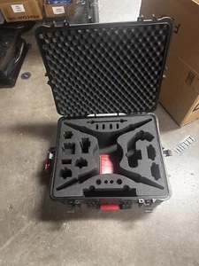 HPRC 2700W Wheeled Waterproof Drone Hard Case For DJI PHANTOM 4 RTK Black - Picture 1 of 4