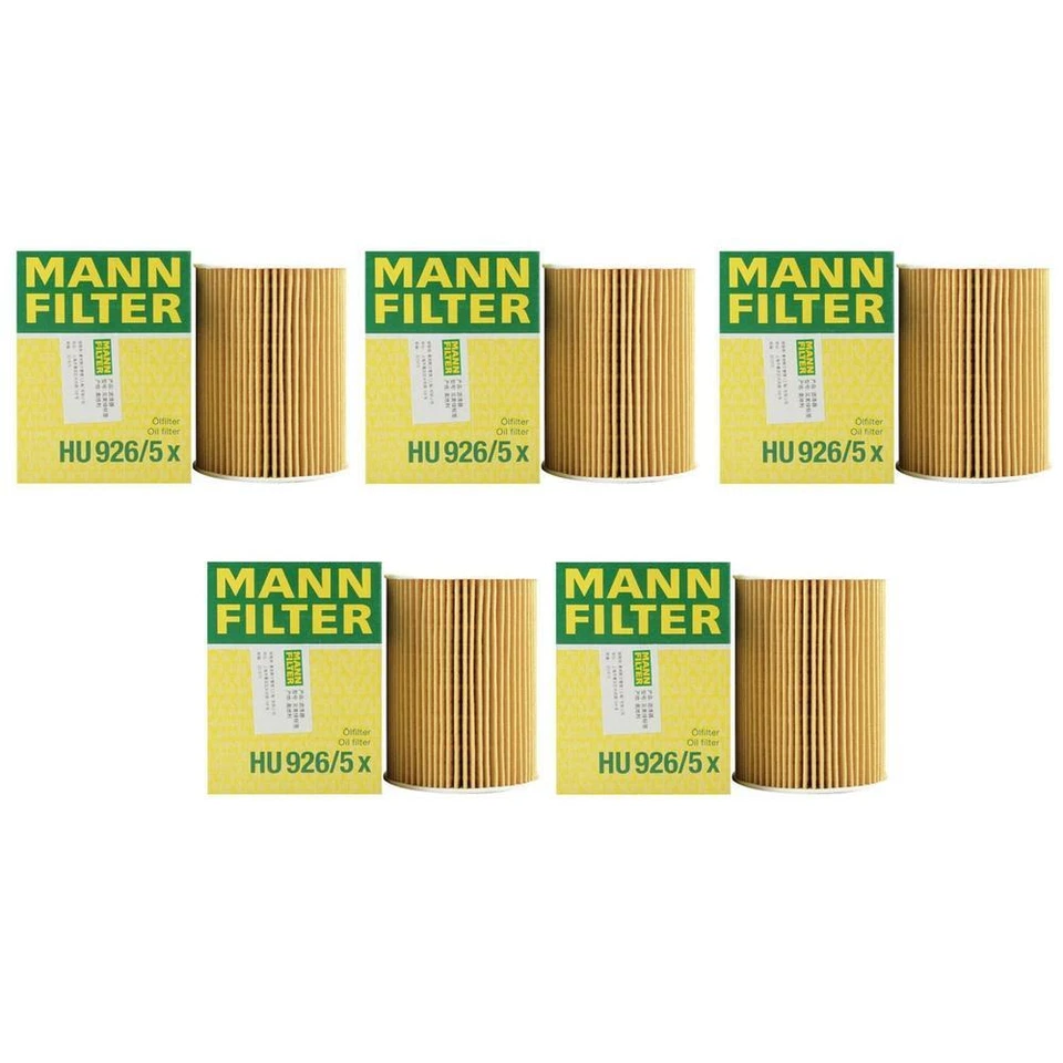 Juego de 5 filtros de aceite OEM Mann para BMW E60 E63 M5 M6 5.0 S85B50A 2006-2010 Foto 1 de 1