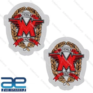 FOR MATCHLESS MOTORCYCLE LONDON STICKER DECAL BSA INDIAN ARIEL CAFE RACER S2u - Picture 1 of 3