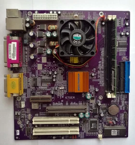 ECS K7SEM PRO1200+ Mobo with AMD Duron 850 MHz CPU and 512MB RAM - Test OK! 898 - Picture 1 of 8