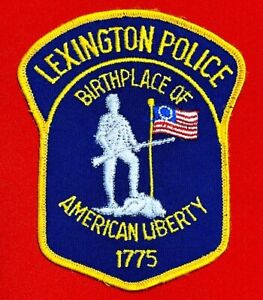 Lexington Virginia Original Vintage Police Officer Uniform Collectible Old Patch