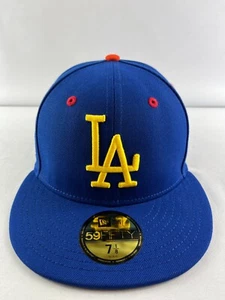 New Era Los Angeles Dodgers 59FIFTY Fitted Hat 7 1/8. - Picture 1 of 8