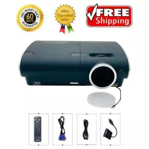 ViewSonic PJ588D Projektor DLP 3000 Ansi Tragbar 1080i W/Hdmi-Adapter W / Paket - Bild 1 von 12