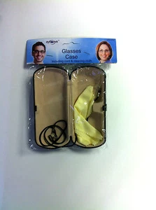 GLASSES CASE EYE TO EYE INCLUDING CORD & CLEANING CLOTH PROTECTOR BOX - Picture 1 of 1