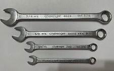 Vintage Challenger Combination Wrench Lot SAE 4 Piece USA