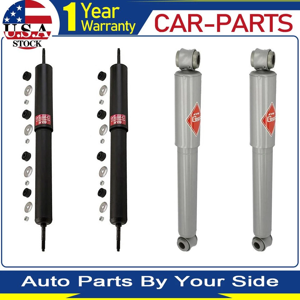 4 Front Rear KYB Shocks Absorber For Saab 99 1.9L 1977 1973 1974 1975 1976 1978 - Image 1 of 4