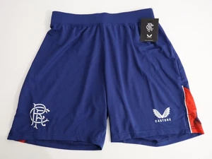 Pantaloncini da allenamento Rangers FC Castore uomo blu taglia S nuovi con etichette licenza ufficiale - Foto 1 di 7