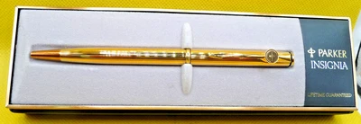 Parker 复古 Insignia 金球笔 -- 可口可乐大学 -- 新旧库存 — 第 1/4 张图片